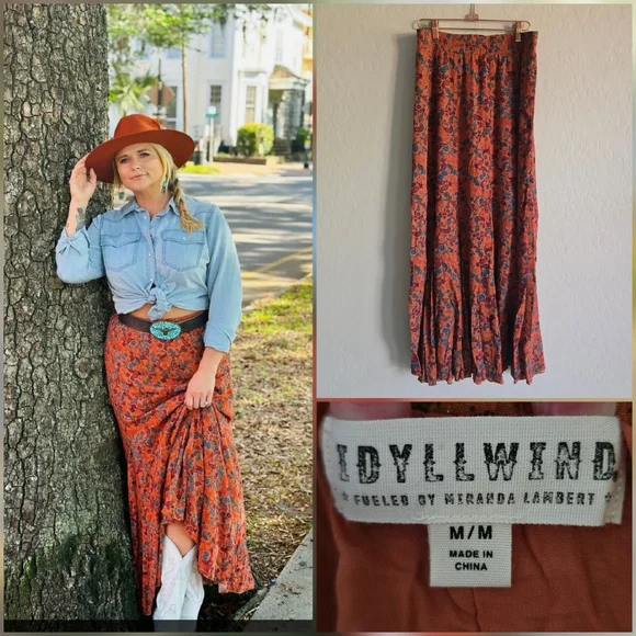 Idyllwind Fueled by Miranda Lambert Skirt Medium - Picture 1 of 11